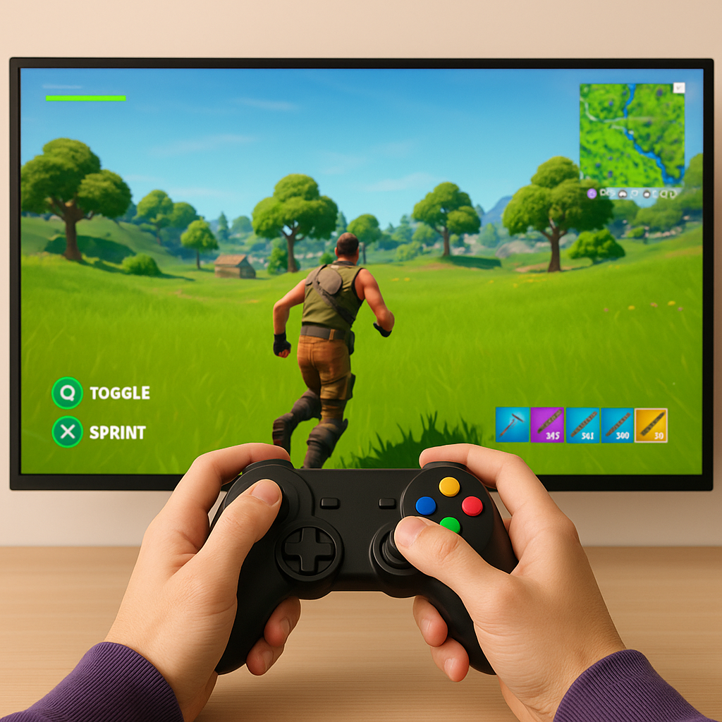 Developer playtest snapshot showing HUD and modifiers